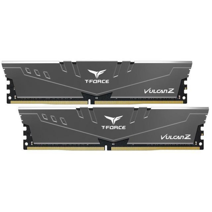 Memorie TeamGroup Vulcan Z DDR4 16GB 3200MHz Grey Dual Channel Kit