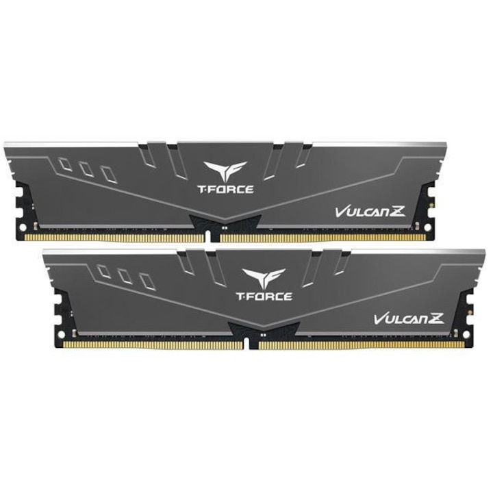 Memorie TeamGroup Vulcan Z DDR4 16GB 3200MHz Grey Dual Channel Kit