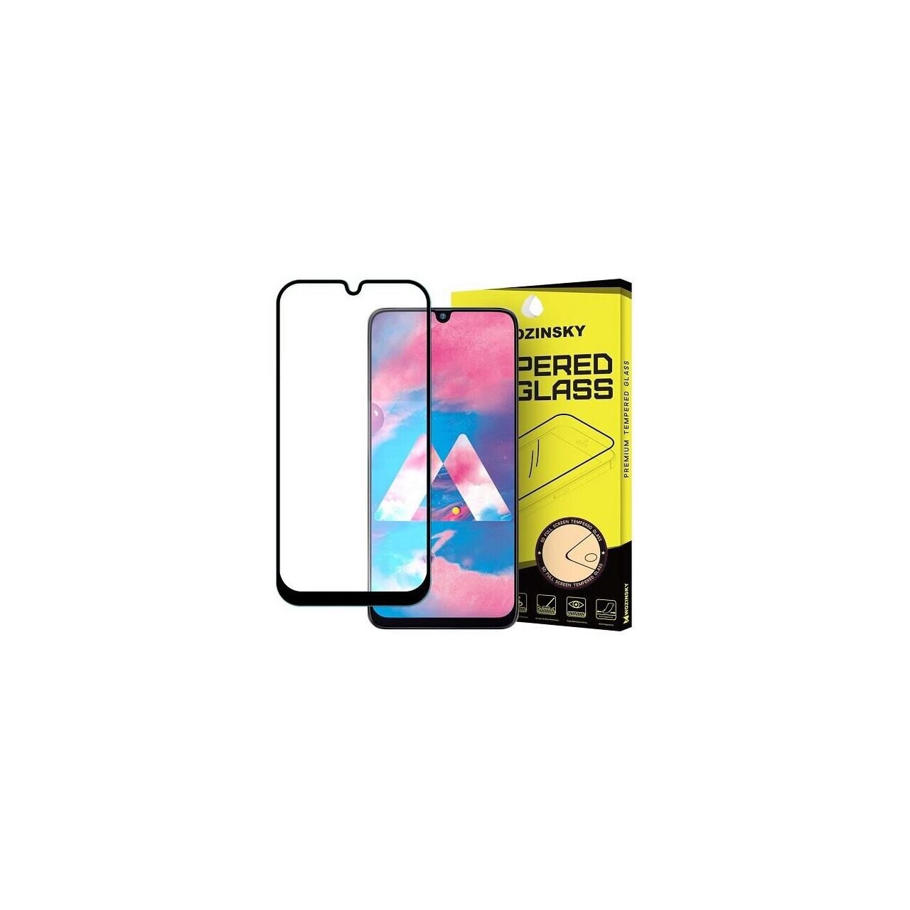 Folie Sticla Samsung Galaxy M30 - Wozinsky 5D Full Glue Neagru