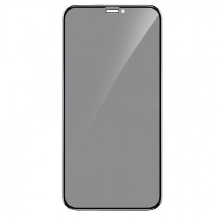 Adatvédelem Teljes nézet Üvegfólia iPhone X / XS készülékhez, fekete