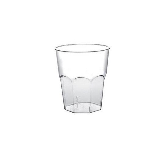 Pahare shot din plastic transparent, 50ml, SET 100buc