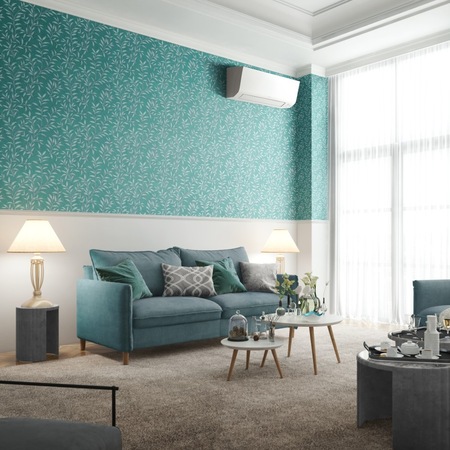 Aparat de aer conditionat Daikin Perfera Bluevolution FTXM71N-RXM71N9 Inverter 24000 BTU cu sistem Syoko de amortizare a vibratiilor, Clasa A++, Control Wi-Fi, Ochi inteligent, Programator 24 de ore, Flux de aer 3D