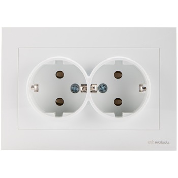 Priza dubla Schuko ST 2002 EvoTools Priza dubla Schuko ST 2002 EvoTools