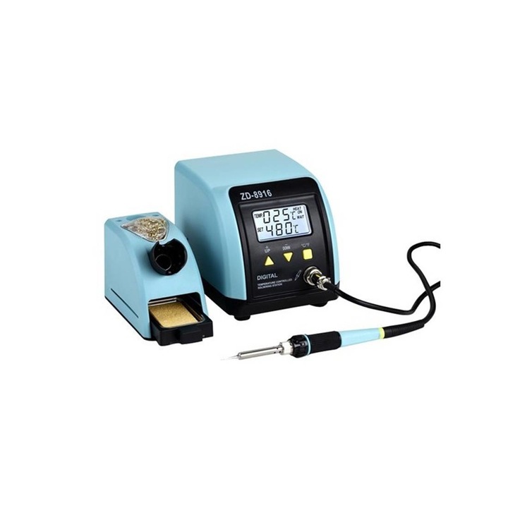 Forrasztóállomás ZD-8916, Forrasztópáka, Szabályozó, Akár 480°C, 220VAC, 60W