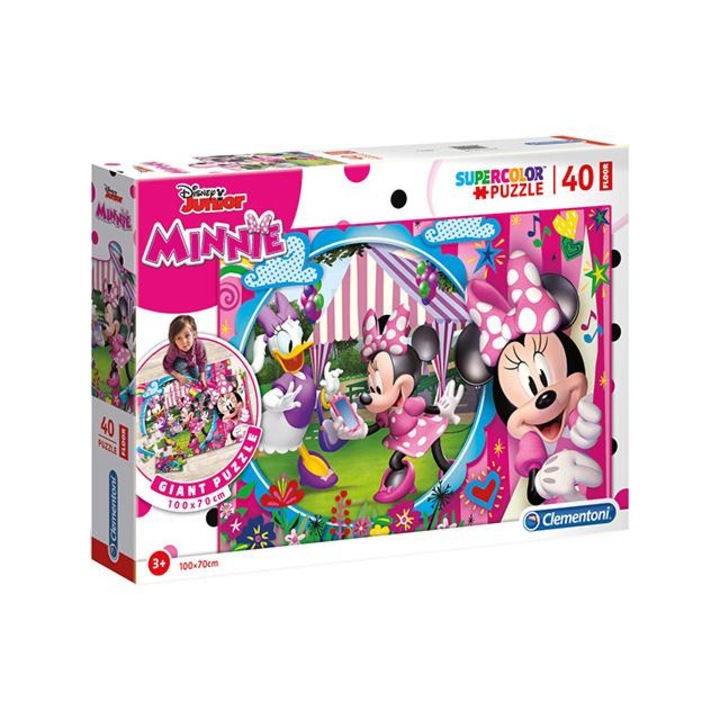 Clementoni - Puzzle Minnie egér emelet 40 darabos - 40 - 99 darab