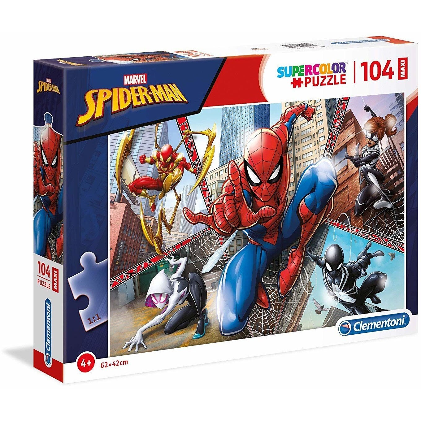 Puzzle Clementoni SuperColor Maxi Marvel Spider-man, 104 piese