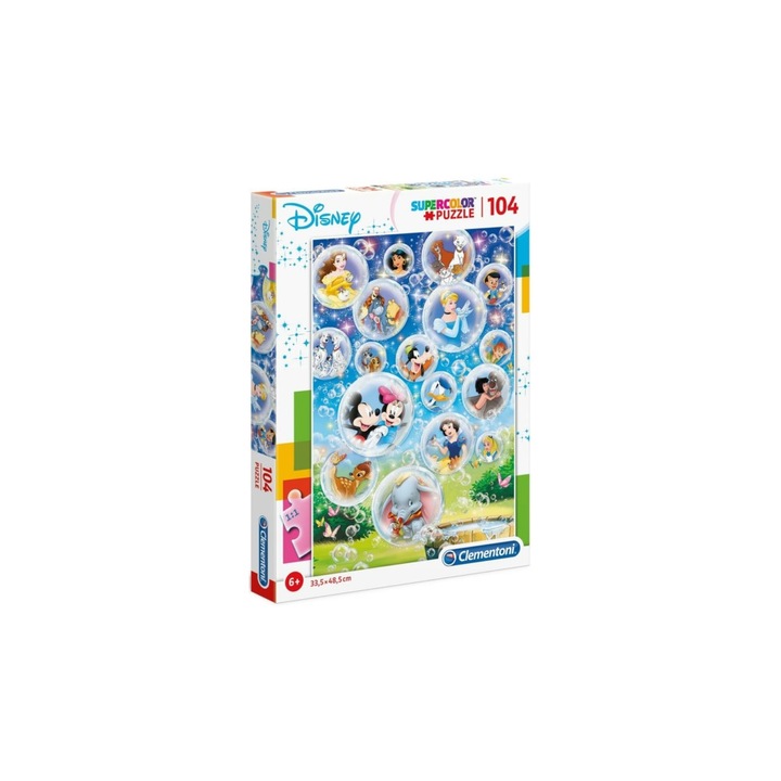 Clementoni цветен пъзел от 104 части - Disney classics (27119)