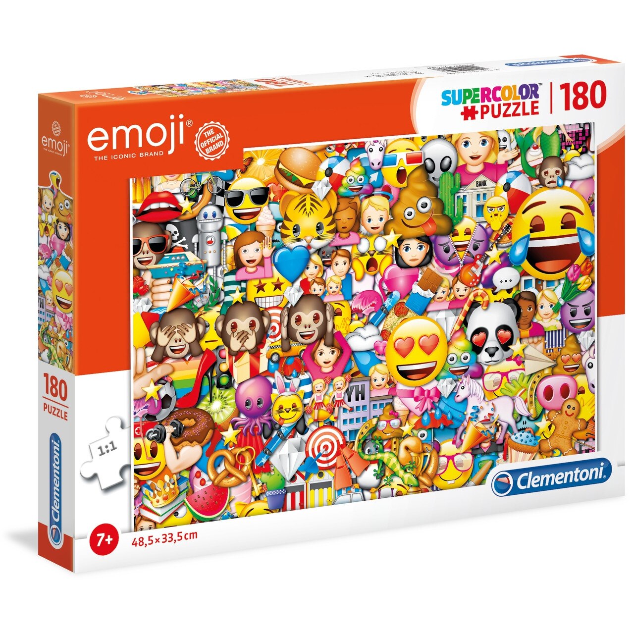 Puzzle Clementoni SuperColor Emoji, 180 piese