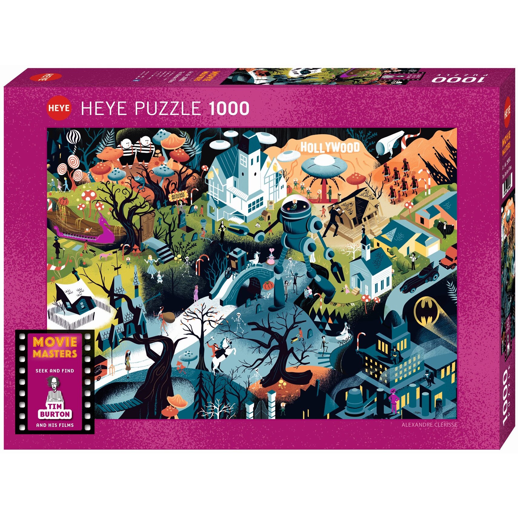 Puzzle Heye Tim Burton Films, 1000 piese