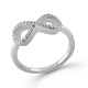 Inel Infinit Argint 925 CZ CARLA M, OR8442RW-51, Marime 51