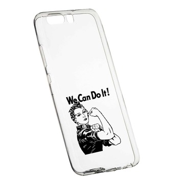 Husa de protectie Woman, We Can Do It pentru Huawei Honor 9, rezistenta la uzura, anti-alunecare, din silicon Premium, 226 Husa de protectie Woman, We Can Do It pentru Huawei Honor 9, rezistenta la uzura, anti-alunecare, din silicon Premium, 226