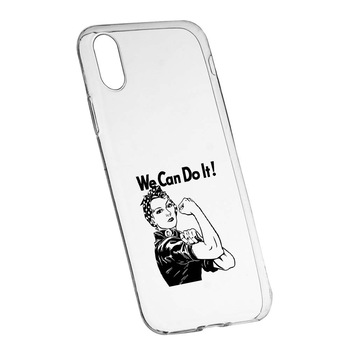 Husa de protectie Woman, We Can Do It pentru Apple iPhone XS Max, rezistenta la uzura, anti-alunecare, din silicon Premium, 226 Husa de protectie Woman, We Can Do It pentru Apple iPhone XS Max, rezistenta la uzura, anti-alunecare, din silicon Premium, 226