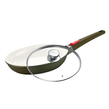 Tigaie din aluminiu interior ceramica, capac sticla si maner detasabil, Peterhof PH-15401-26, 26 cm, Negru Tigaie din aluminiu interior ceramica, capac sticla si maner detasabil, Peterhof PH-15401-26, 26 cm, Negru