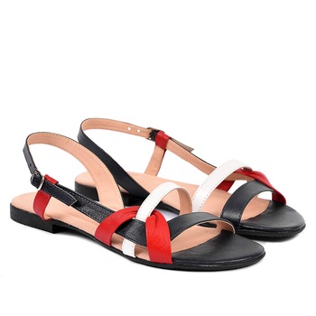 Sandale dama Donna Mia 1825 piele naturala joasa Sandale dama Donna Mia 1825 piele naturala joasa