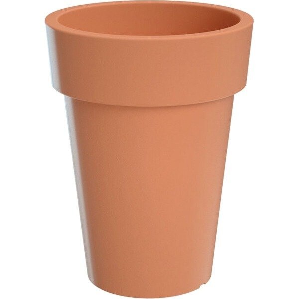 Ghiveci Lofly, Prosperplast, 40 cm, Plastic, Portocaliu