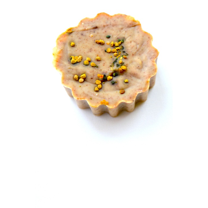 Sampon solid Mura Soap pentru par deteriorat, din ingrediente naturale (fo-ti), 65g