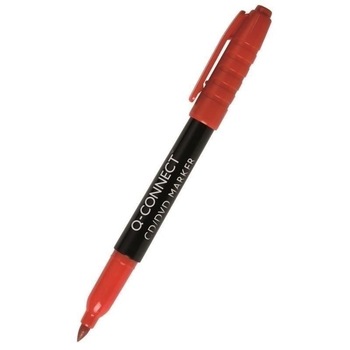 Marker permanent Q-CONNECT, tip M, pentru cd/dvd, scriere de 1 mm, rosu Marker permanent Q-CONNECT, tip M, pentru cd/dvd, scriere de 1 mm, rosu