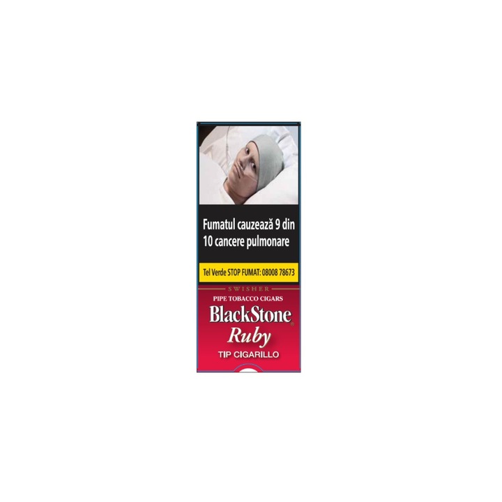 Tigari de foi, Swisher International, BlackStone Tip Cigarillos Ruby, tip cigarillo, 5 buc