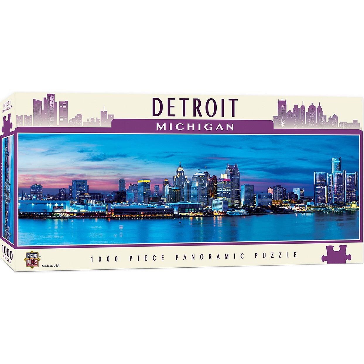 Puzzle Master Pieces Cityscapes Detroit, Michigan, 1000 piese