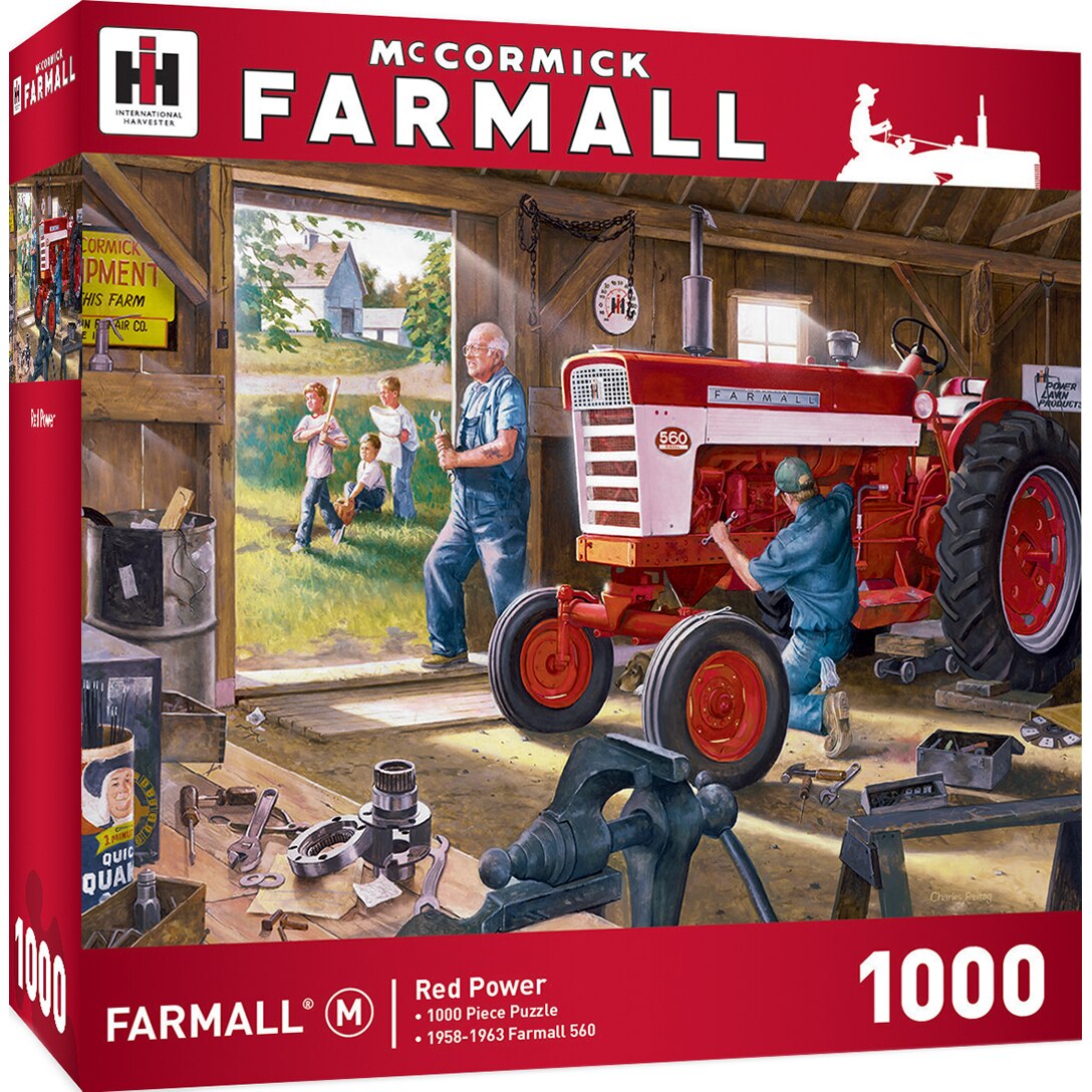 Puzzle Master Pieces Charles Freitag Red Power, 1000 piese