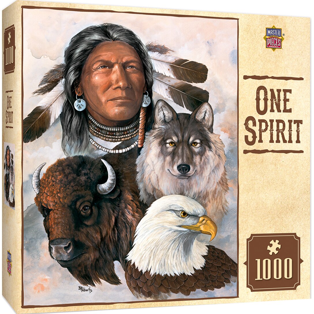 Puzzle Master Pieces Tribal Spirit One Spirit, 1000 piese