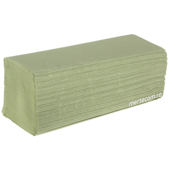 Bokk zöld V összehajtható papírtörlő 21x25cm 1 réteg 240 db