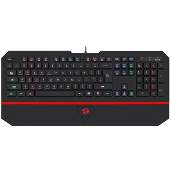 Tastatura gaming Redragon Karura 2, iluminare RGB, taste slim, Negru Tastatura gaming Redragon Karura 2, iluminare RGB, taste slim, Negru