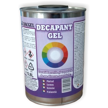 Decapant vopsea gel DacGel, 800 ml Decapant vopsea gel DacGel, 800 ml