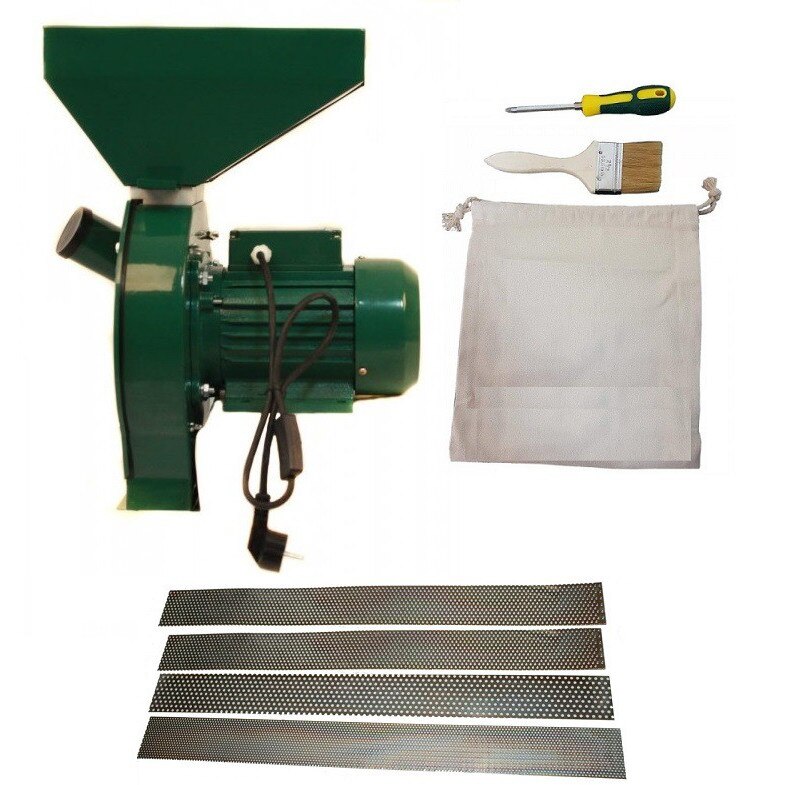 Moara Micul Fermier (MFE-0758 ), 2.5KW, 200kg/h, verde, Model Nou