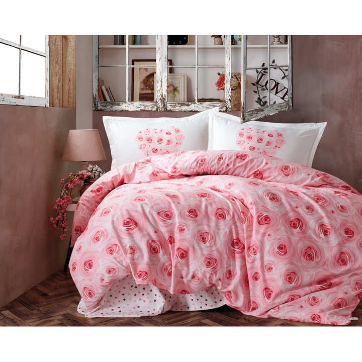 Kétszemélyes ágynemű garnitúra Roman Ralex Pucioasa, 100% renforcé pamut