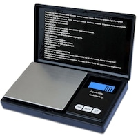 Cantar pentru Bijuterii Negru, 500 g x 0.1 g, Functie Tara