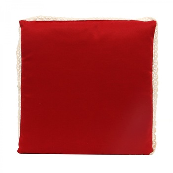 Perna pentru sezut, EVO, rosie, bumbac + poliester, 40 x 40 x 3 cm Perna pentru sezut, EVO, rosie, bumbac + poliester, 40 x 40 x 3 cm