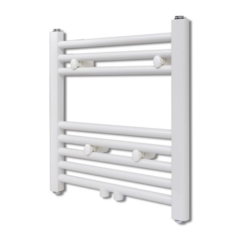 Radiator port-prosop pentru baie vidaXL, 480 x 480 mm, Alb Radiator port-prosop pentru baie vidaXL, 480 x 480 mm, Alb