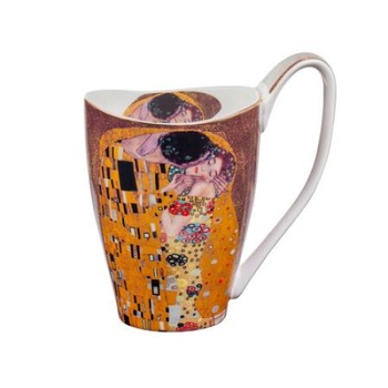 Cana cafea de portelan cu imprimeu, 400ml, Lancaster, Multicolor Cana cafea de portelan cu imprimeu, 400ml, Lancaster, Multicolor