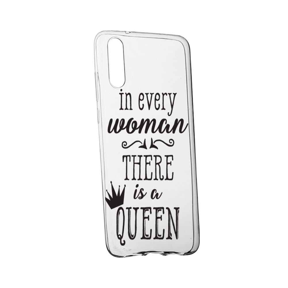 Husa de protectie Woman, Queen pentru Huawei P20 Pro, rezistenta la uzura, anti-alunecare, din silicon Premium, 227