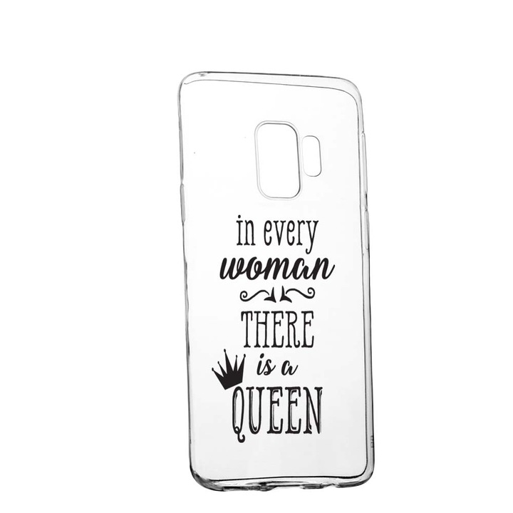Husa de protectie Woman, Queen pentru Samsung Galaxy J4 2018, rezistenta la uzura, anti-alunecare, din silicon Premium, 227
