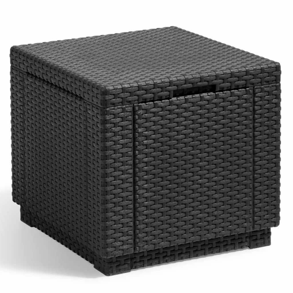 Lada de depozitare, Allibert, Polipropilena, 42 x 42 x 39 cm, Gri