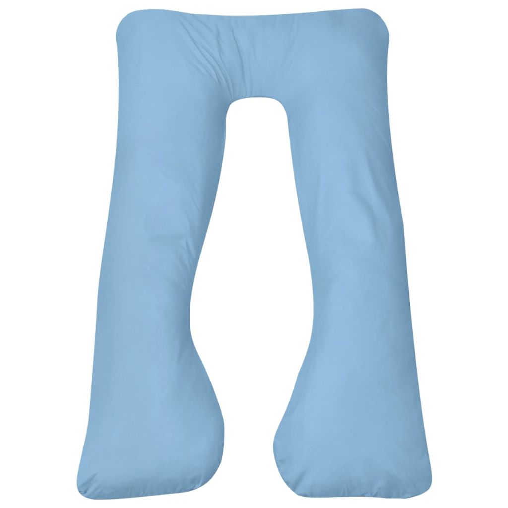 Perna pentru sarcina, vidaXL, Microfibra, 90x145cm, Albastru