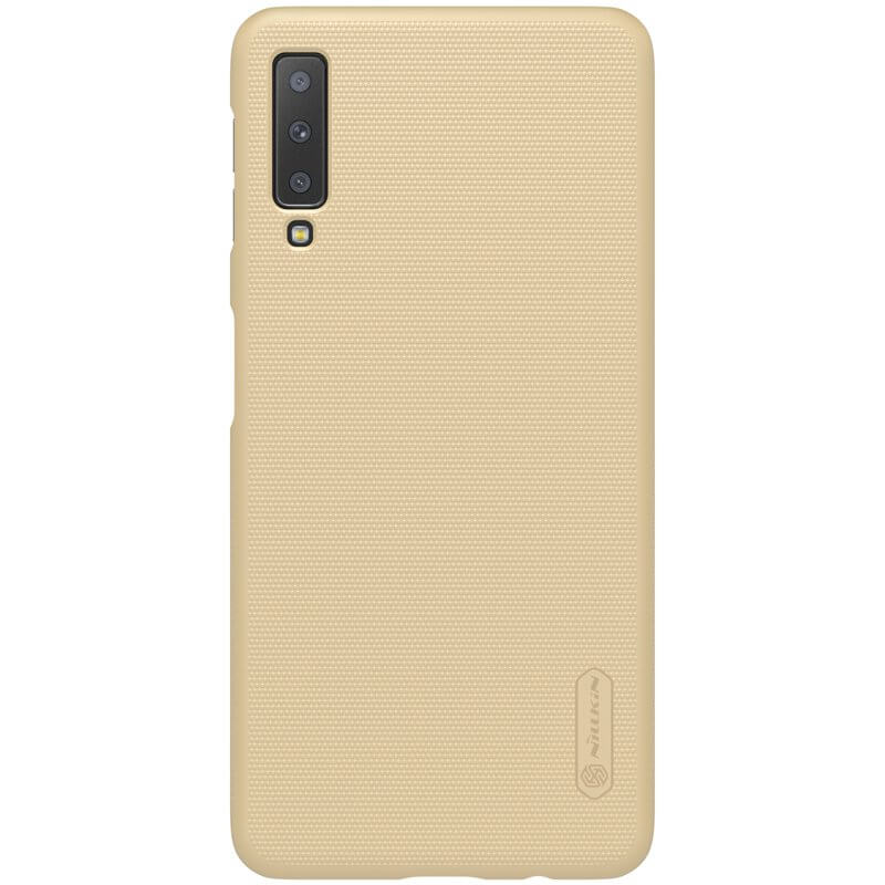 Husa Nillkin Super Frosted + Stand Telefon, Samsung Galaxy A7 2018 , Gold