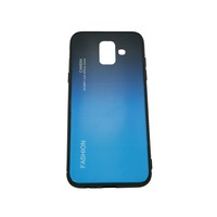 Husa Samsung Galaxy A8 2018 Hybrid Back Degrade, Albastru