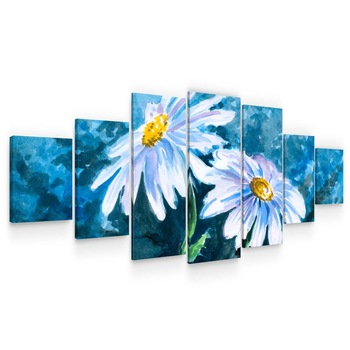 Set Tablou DualView Startonight Doua Margarete, 7 piese, luminos in intuneric, 100 x 240 cm Set Tablou DualView Startonight Doua Margarete, 7 piese, luminos in intuneric, 100 x 240 cm