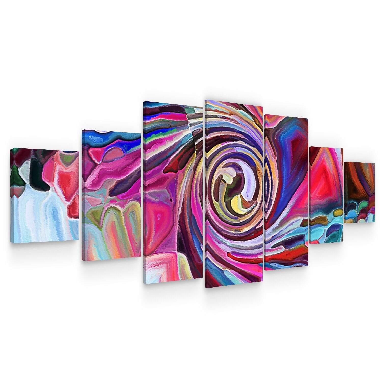 Set Tablou DualView Startonight In mijlocul Tornadei, 7 piese, luminos in intuneric, 100 x 240 cm