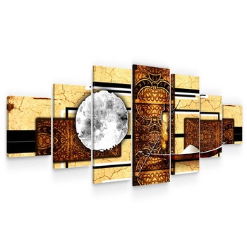 Set Tablou DualView Startonight Peisaj Geometric, 7 piese, luminos in intuneric, 100 x 240 cm Set Tablou DualView Startonight Peisaj Geometric, 7 piese, luminos in intuneric, 100 x 240 cm