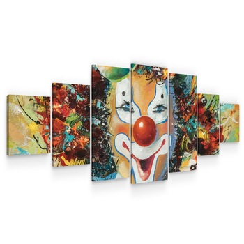 Set Tablou DualView Startonight Clovnul, 7 piese, luminos in intuneric, 100 x 240 cm Set Tablou DualView Startonight Clovnul, 7 piese, luminos in intuneric, 100 x 240 cm