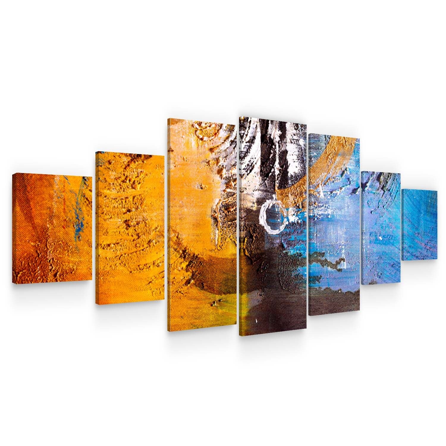 Set Tablou DualView Startonight Culori Amestecate, 7 piese, luminos in intuneric, 100 x 240 cm