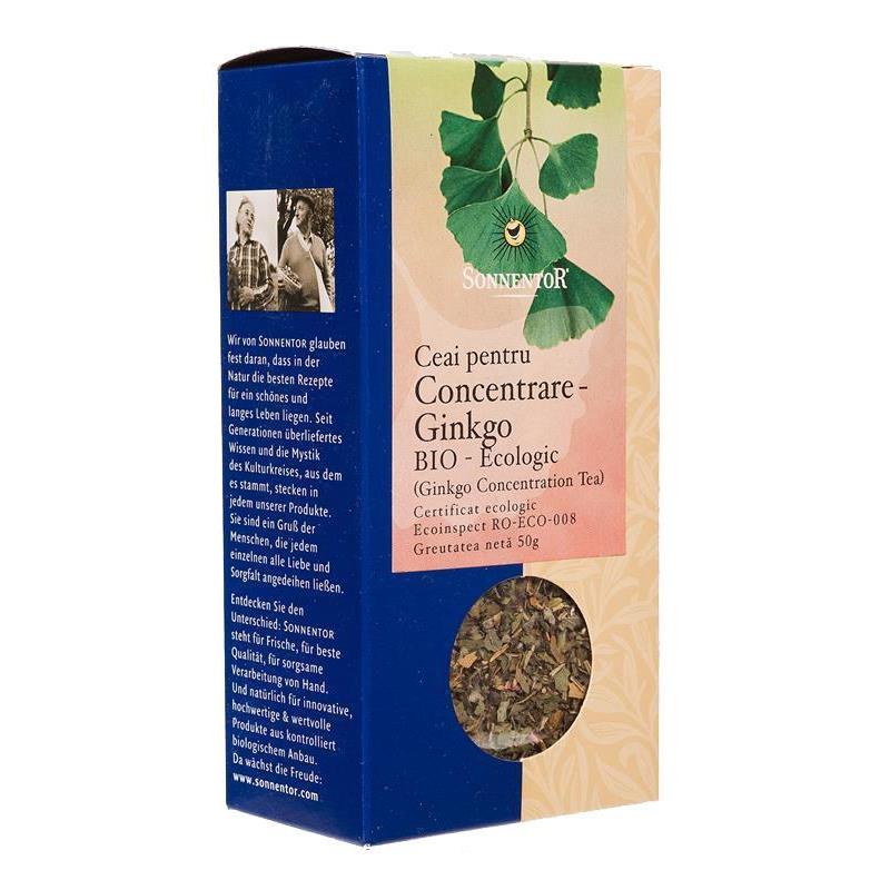 Ceai pentru Concentratie -Ginkgo Bio Sonnentor 50gr