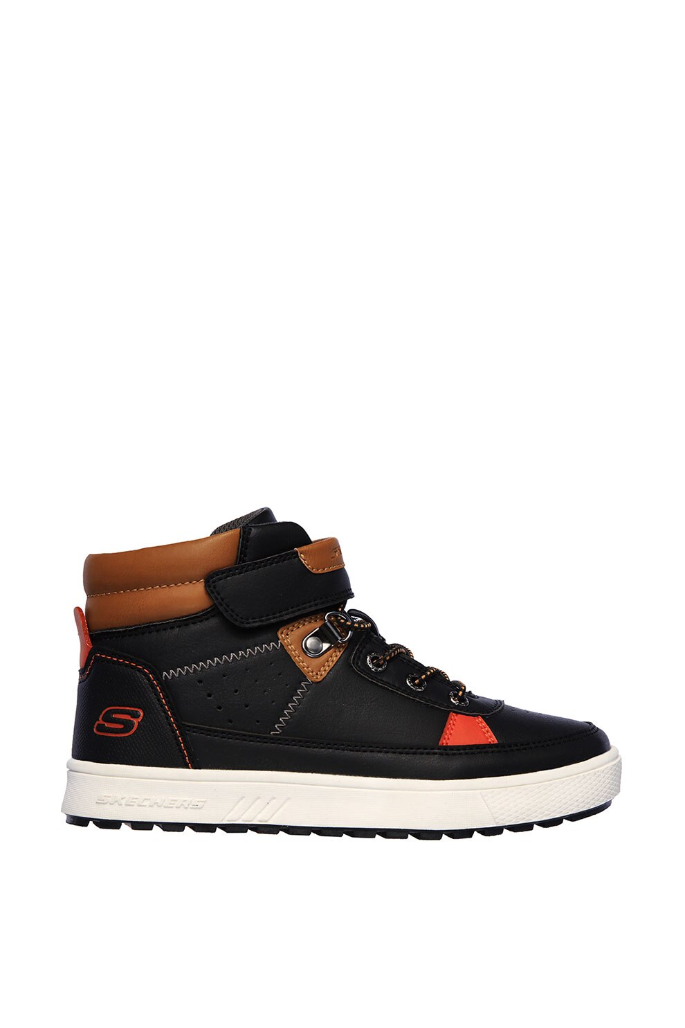 Skechers, Pantofi sport mid-high de piele ecologica Direct Pulse Civix