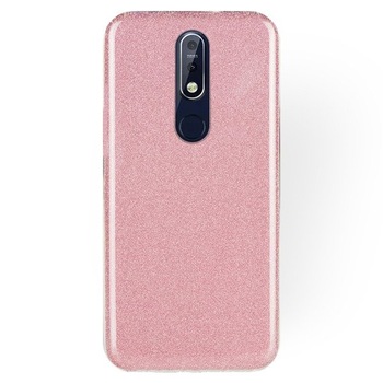 Husa Nokia 7.1 2018 Glitter Pink Husa Nokia 7.1 2018 Glitter Pink