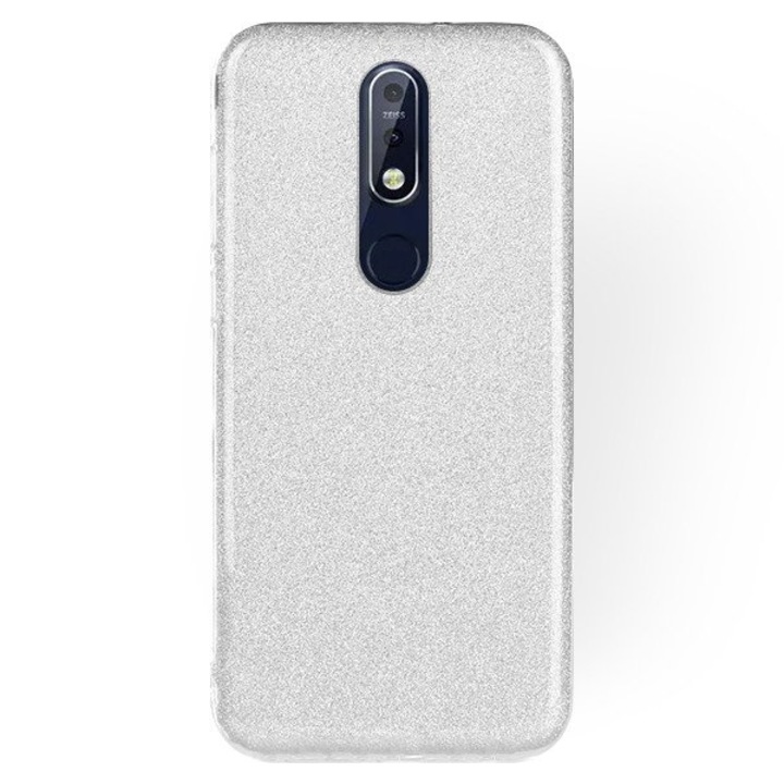 Калъф за Nokia 7.1 2018 Glitter Silver