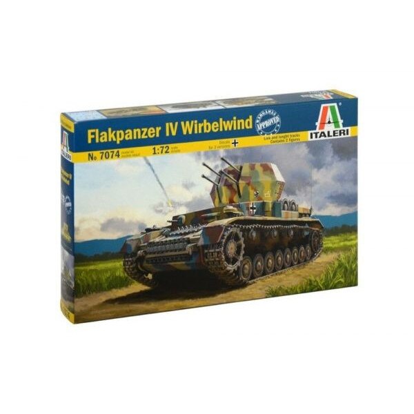 Macheta Militara ITALERI Macheta Flakpanzer IV Wirbelwind 1:72 ITA 7074
